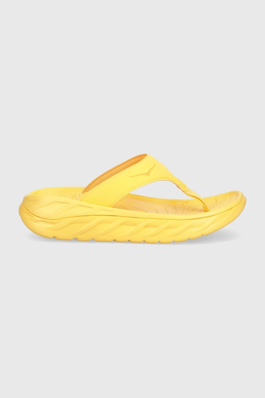 Hoka One One șlapi Ora Recovery Flip 1117910 galben SS24