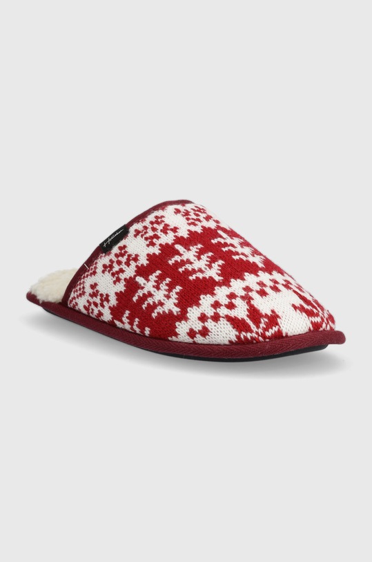 Hollister Co. kapcie KI354.2811.518 czerwony AW22