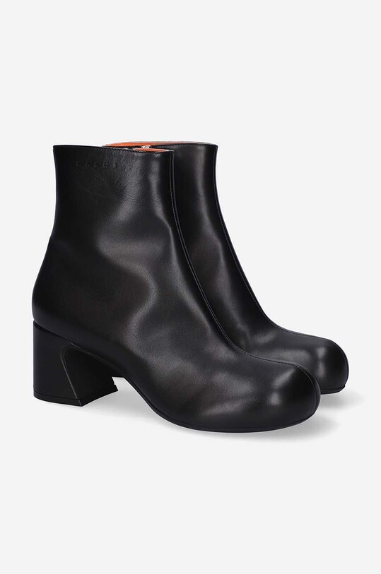 Marni cizme de piele TCMS008606.P4545 negru