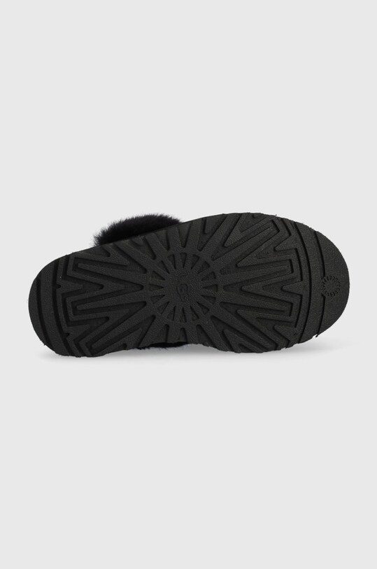 UGG papuci din piele Funkette 1130395K.BLK negru
