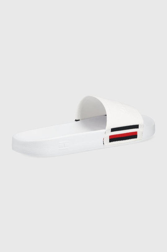 Încălțăminte Tommy Hilfiger papuci Corporate Knitted Beach FM0FM04062.YBR alb