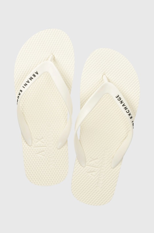 Взуття В'єтнамки Armani Exchange XUQ001.XCC10.M801 бежевий