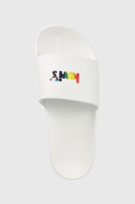 Pantofle Levi's June Pride bílá D6564.0002.51