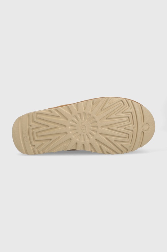 Kućne papuče od brušene kože UGG Classic Slip-on 1129290.CHE smeđa