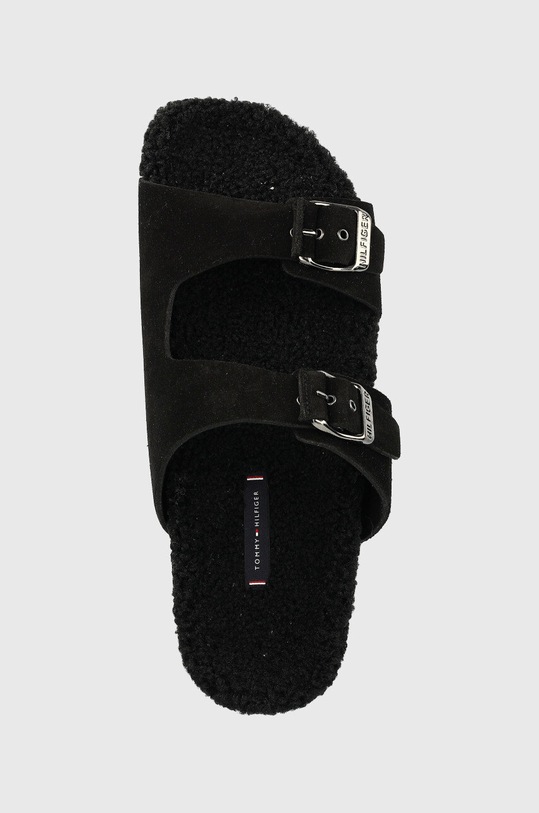 Natikači iz semiša Tommy Hilfiger črna FM0FM04322.BDS