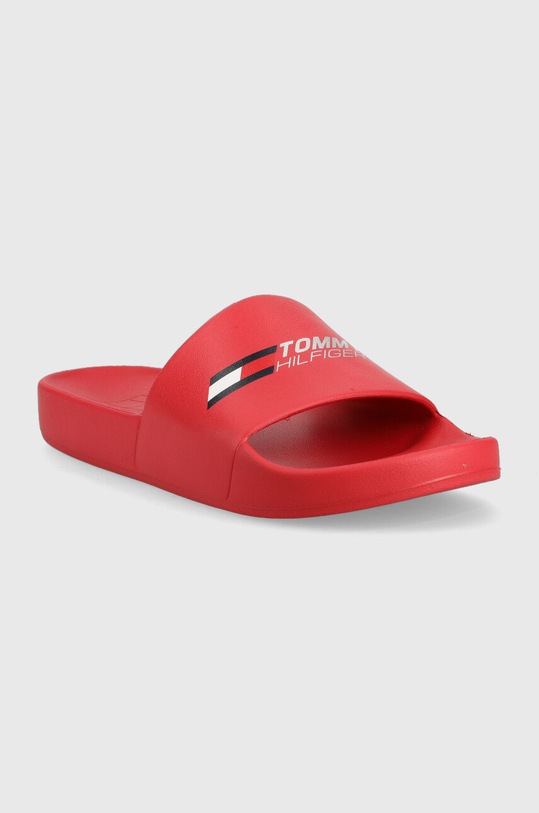 Pantofle Tommy Sport FD0FD00061 červená AW22