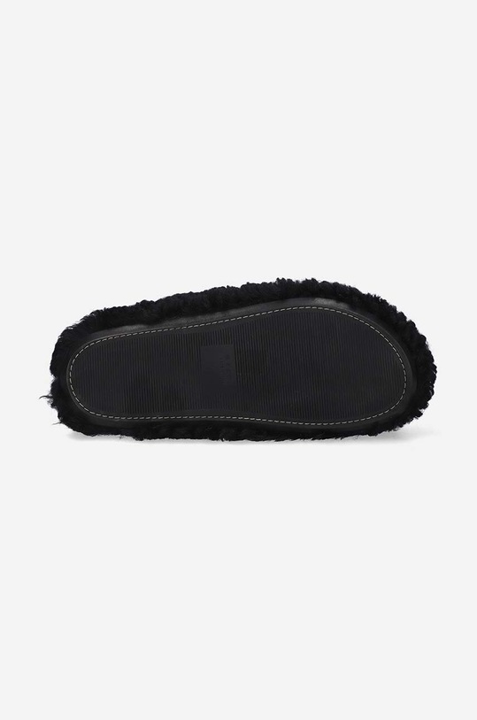 Marni klapki wełniane Sabot SBMR000600.LM071 czarny AW22