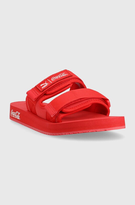 Šľapky Puma Puma X Coca Cola 387042 červená AW22