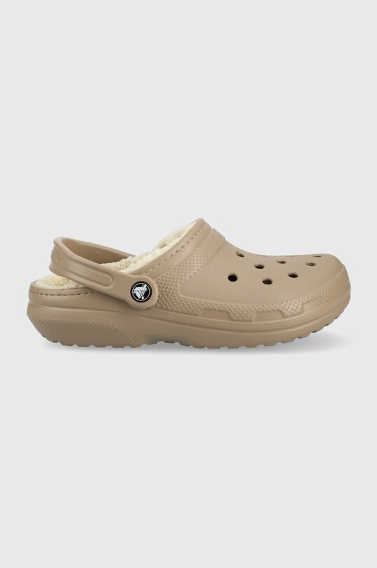 Капці Crocs Classic Lined Clog коричневий 203591.2YB