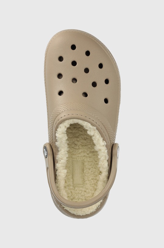 Капці Crocs Classic Lined Clog коричневий 203591.2YB