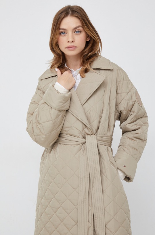 Bunda Tommy Hilfiger béžová WW0WW35090.9BYY