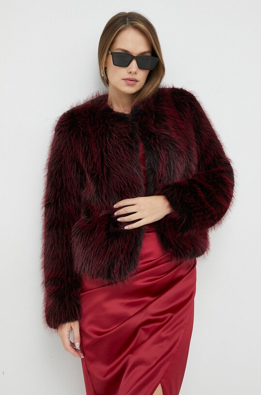 Μπουφάν Guess χωρίς μόνωση μπορντό W2BL87.WF280