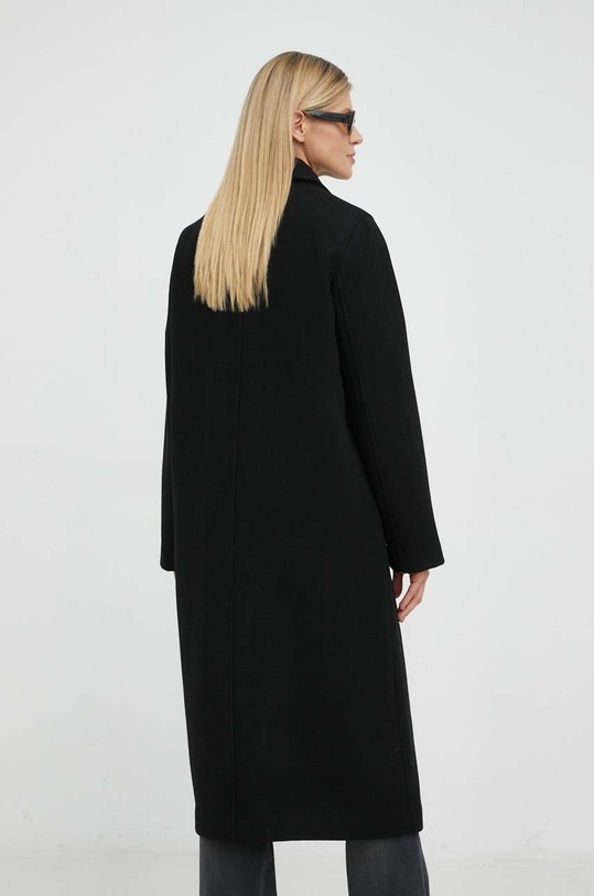 Oblečení Vlněný kabát Samsoe Samsoe F22300025 černá
