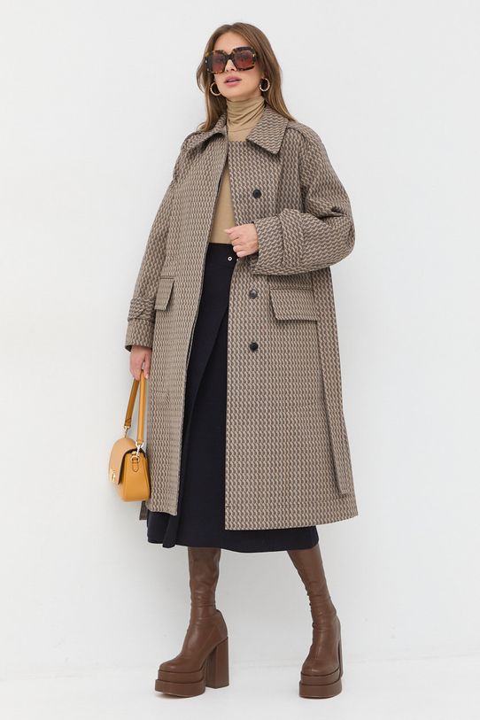 Kaput Victoria Beckham 1422WCT004234A bež AW22