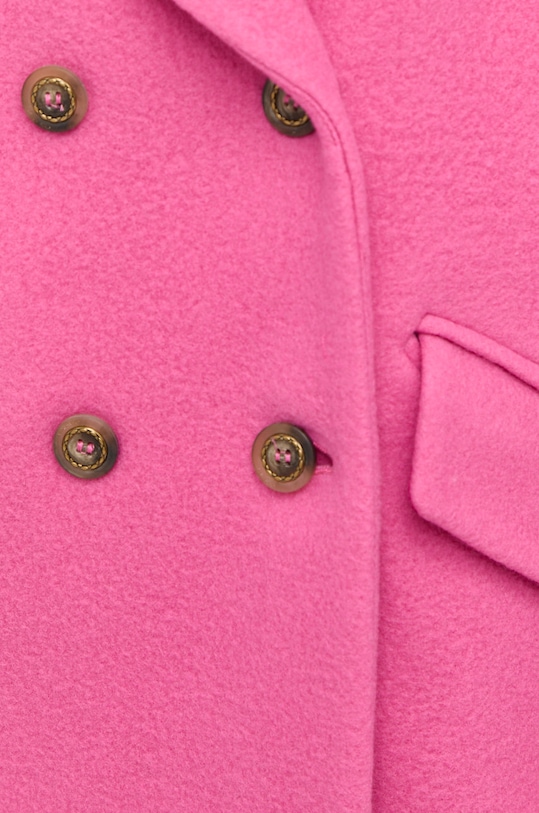 Pinko płaszcz wełniany 1G18CP.Z350 różowy