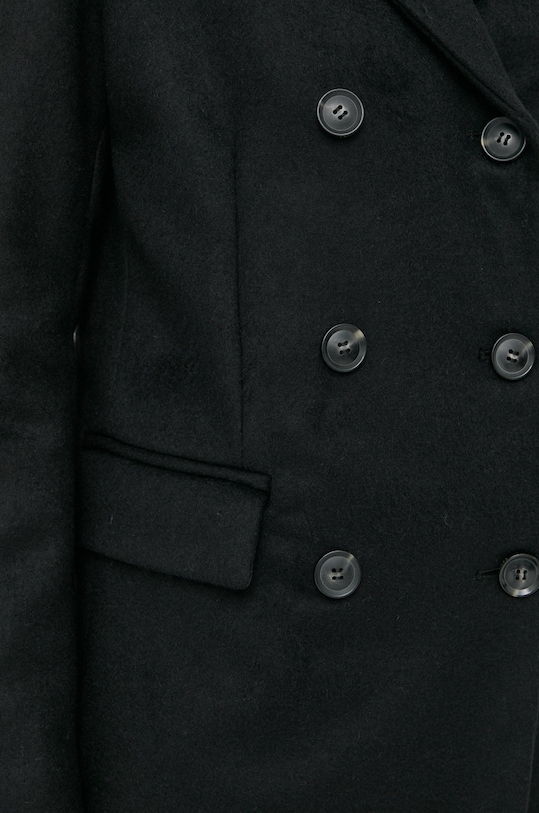 Trussardi płaszcz wełniany 56S00807.1T006092 czarny