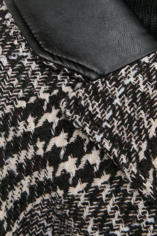 Morgan płaszcz z domieszką wełny GFANI.OFFWHITE.NOIR czarny