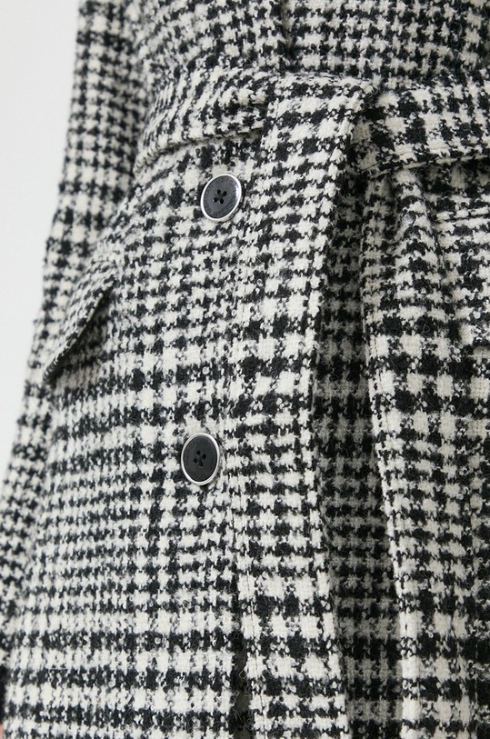 Morgan płaszcz z domieszką wełny GSET.OFFWHITE.NOIR biały