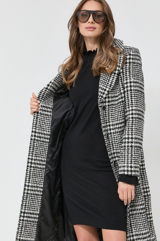 Morgan płaszcz z domieszką wełny GSET.OFFWHITE.NOIR