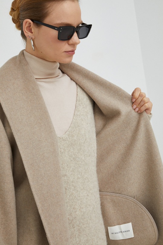 Volnen plašč By Malene Birger Trullem Q71360002Z