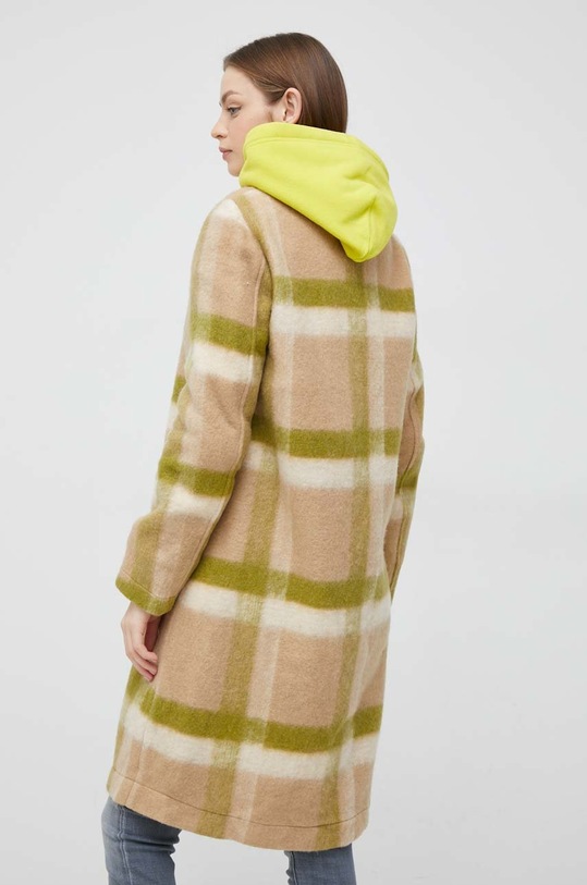 Îmbrăcăminte United Colors of Benetton palton din lana 2WO6DN023 bej