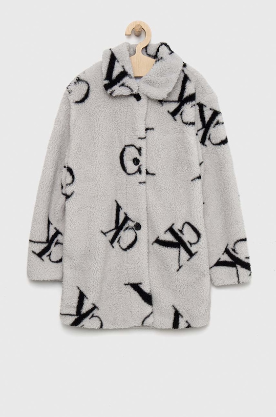 Calvin Klein Jeans płaszcz dziecięcy nieocieplane szary IG0IG01621.9BYY