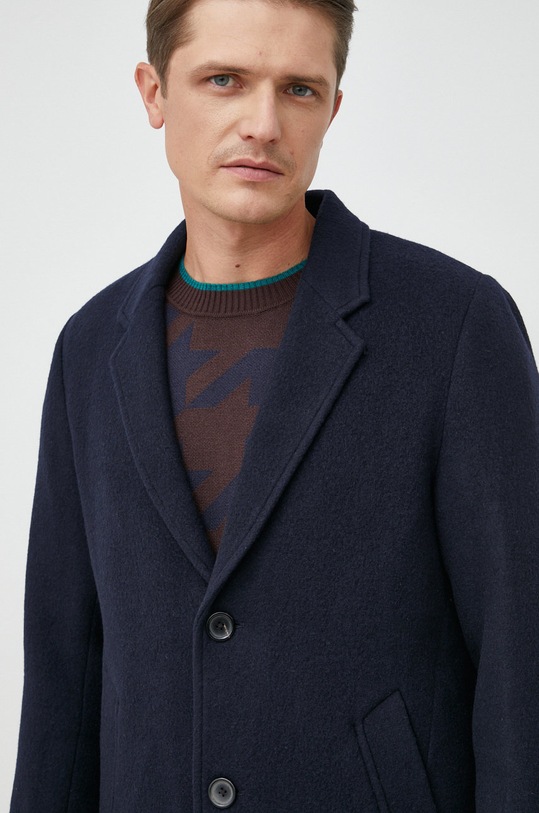 PS Paul Smith kabát gyapjú keverékből sötétkék M2R.986U.J21666