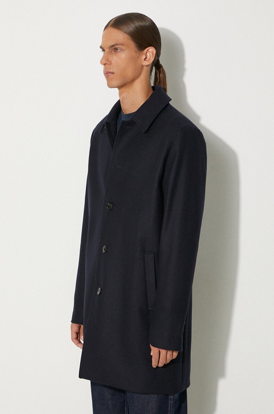 Samsoe Samsoe wool coat Planet friendly navy M22300032