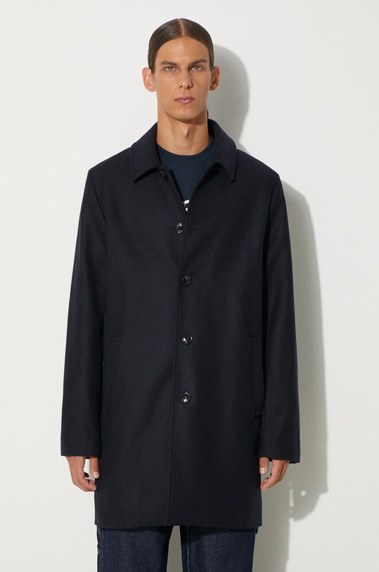 Clothing Samsoe Samsoe wool coat M22300032 navy