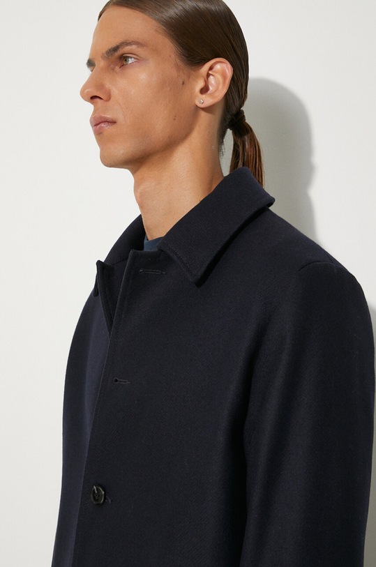 Samsoe Samsoe wool coat M22300032 navy