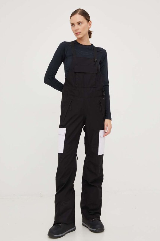 The North Face spodnie Dragline tkanina czarny NF0A5G9M84W1