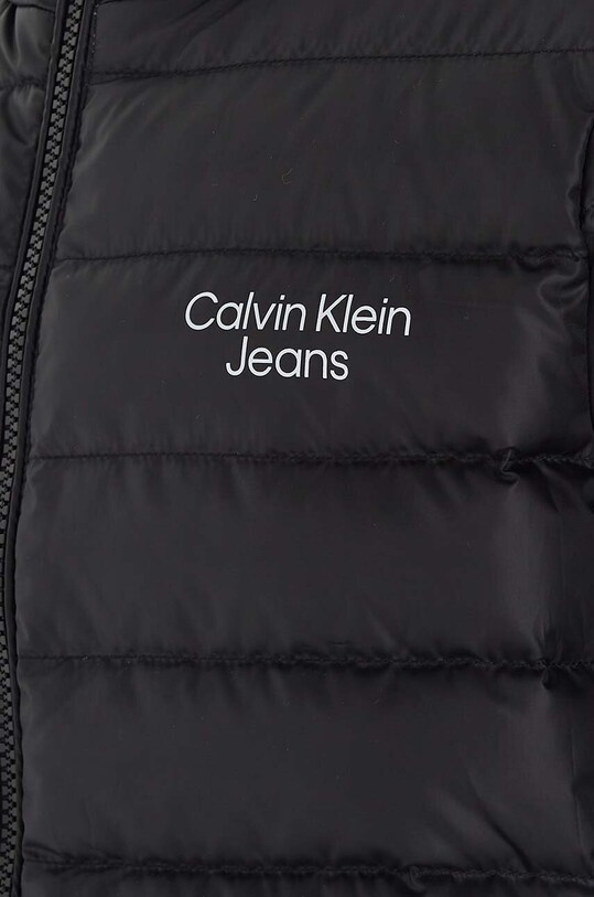 Calvin Klein Jeans geaca de puf pentru copii negru IB0IB01270.9BYY