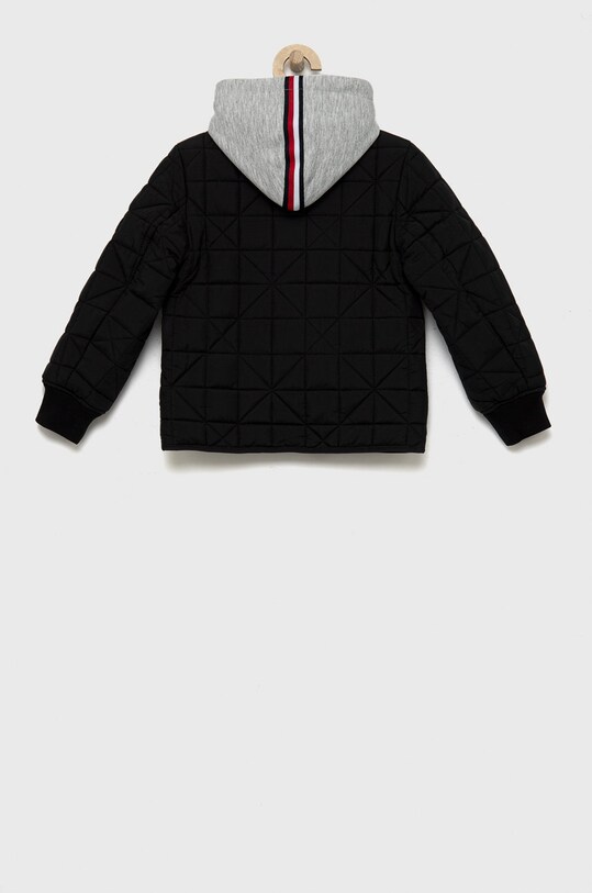 Παιδικό μπουφάν Tommy Hilfiger KB0KB07518.9BYY μαύρο AW22