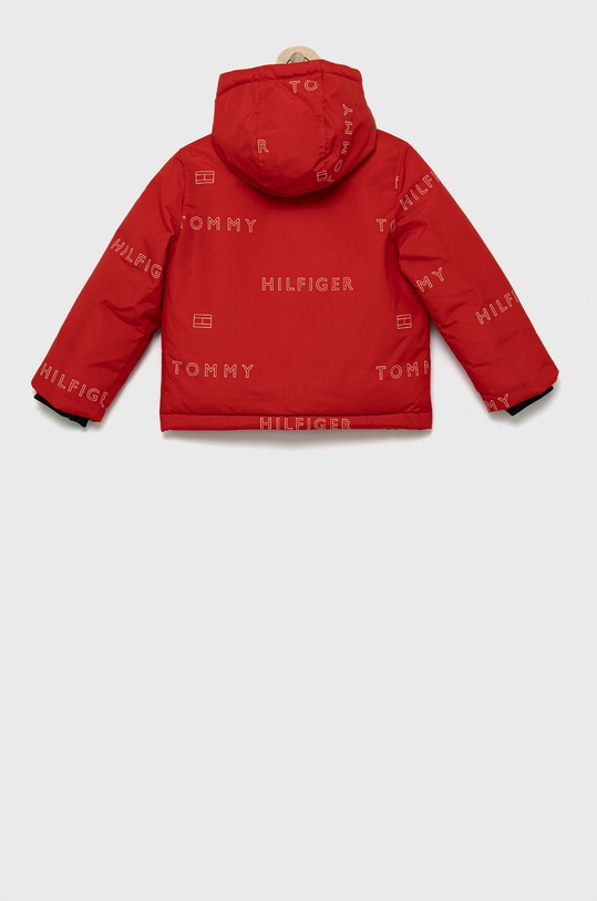 Dětská bunda Tommy Hilfiger KB0KB07745.9BYY červená AW22
