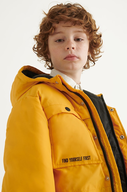 Mayoral kurtka dziecięca 7459.7D.JUNIOR.B żółty AW22