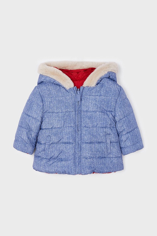 Mayoral Newborn kurtka dwustronna dziecięca 2401.1B.NEWBORN czerwony AW22