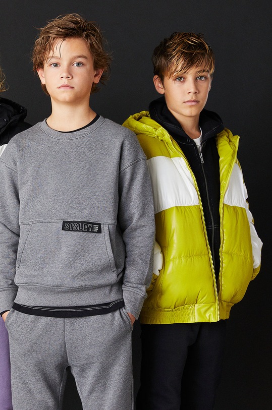 Sisley kurtka dziecięca zielony 2EO0538A2.G