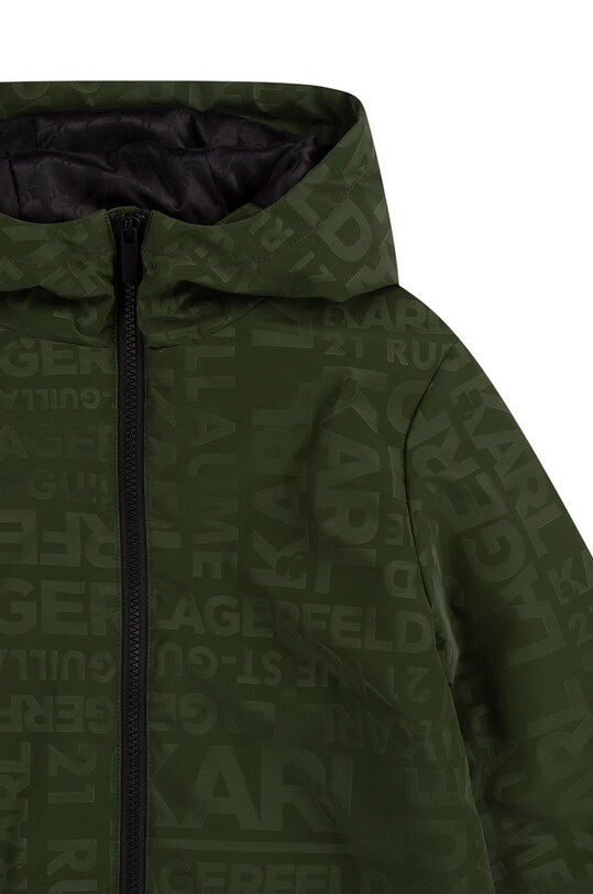 Karl Lagerfeld kurtka dziecięca zielony Z26094.162.174