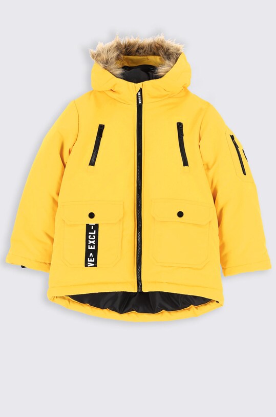 Dětská bunda Coccodrillo ZC2152108OBK žlutá AW22