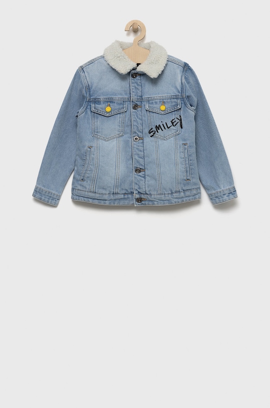 Desigual kurtka jeansowa dziecięca 22WBED01 niebieski AW22