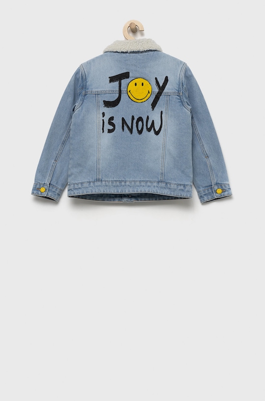 Chłopiec Desigual kurtka jeansowa dziecięca 22WBED01 niebieski