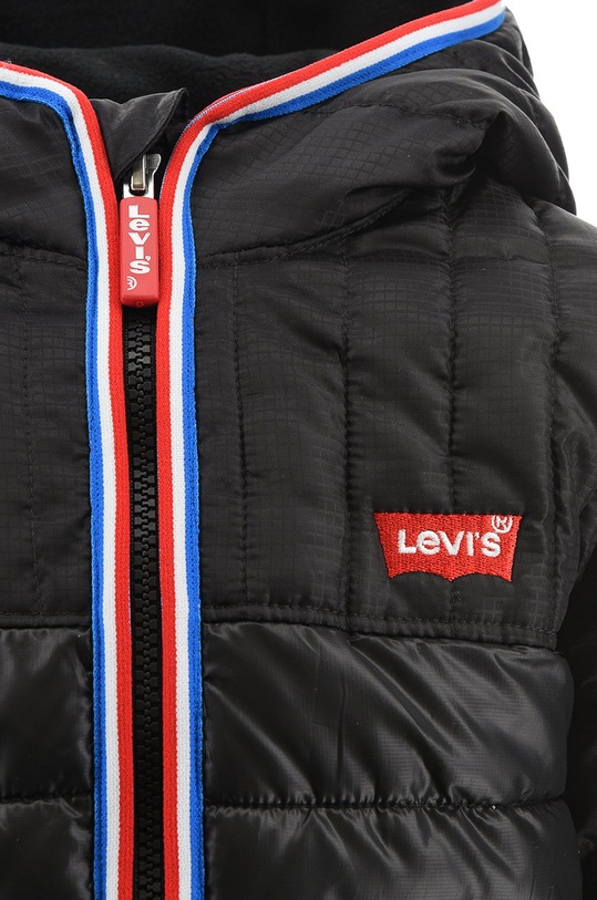 Παιδικό μπουφάν Levi's μαύρο 8EF844.
