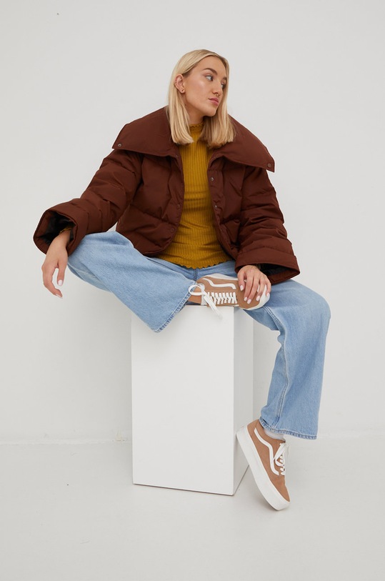 Пухова куртка Noisy May 27021221.Cappuccino коричневий AW22