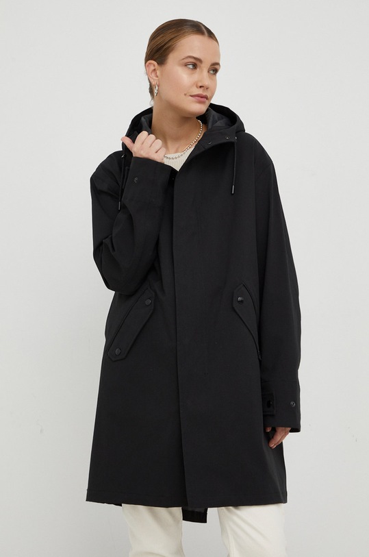 The Kooples kurtka czarny MPAR25000K