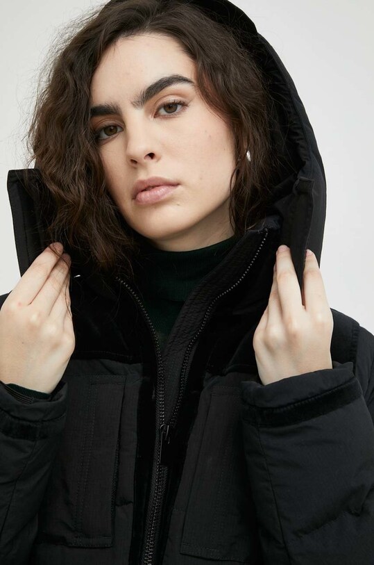 Μπουφάν The Kooples μαύρο FDOU25001K