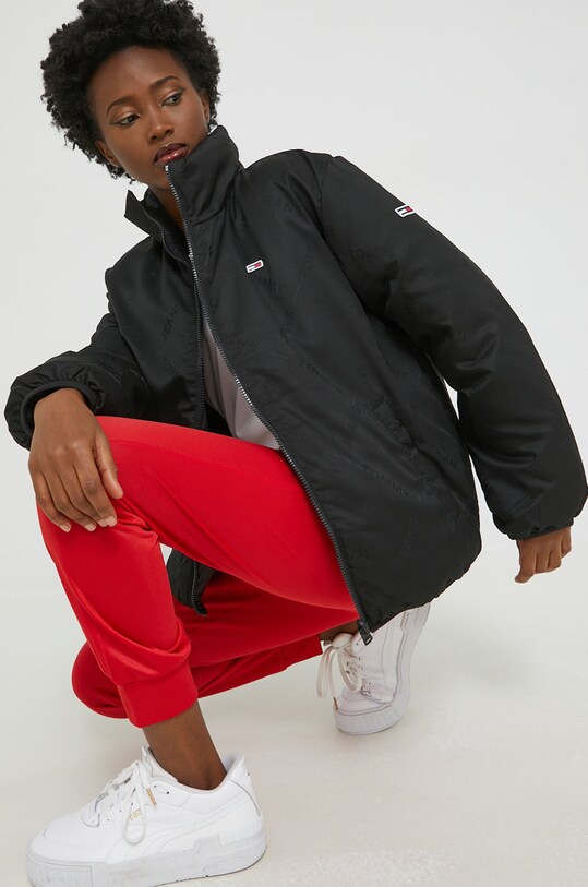 Tommy Jeans kurtka dwustronna DW0DW13751.9BYY czarny AW22