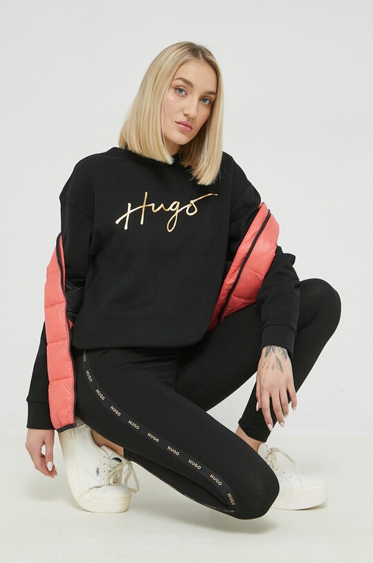 Ρούχα Αμάνικο μπουφάν HUGO 50473679 πορτοκαλί