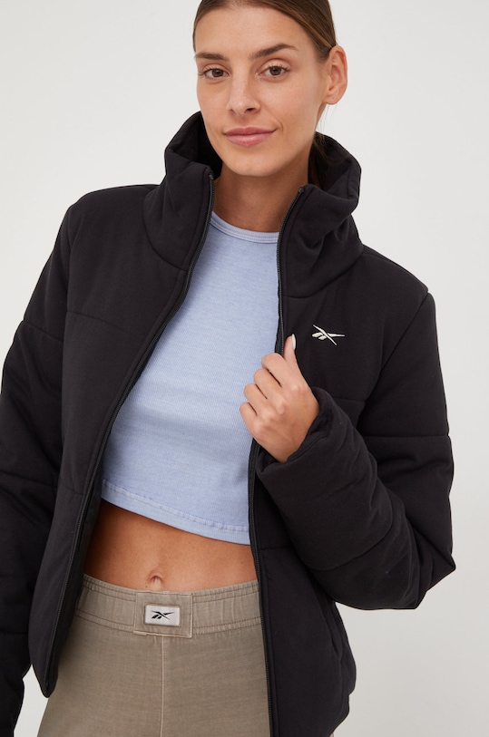 Reebok kurtka bez kaptura czarny HH7248
