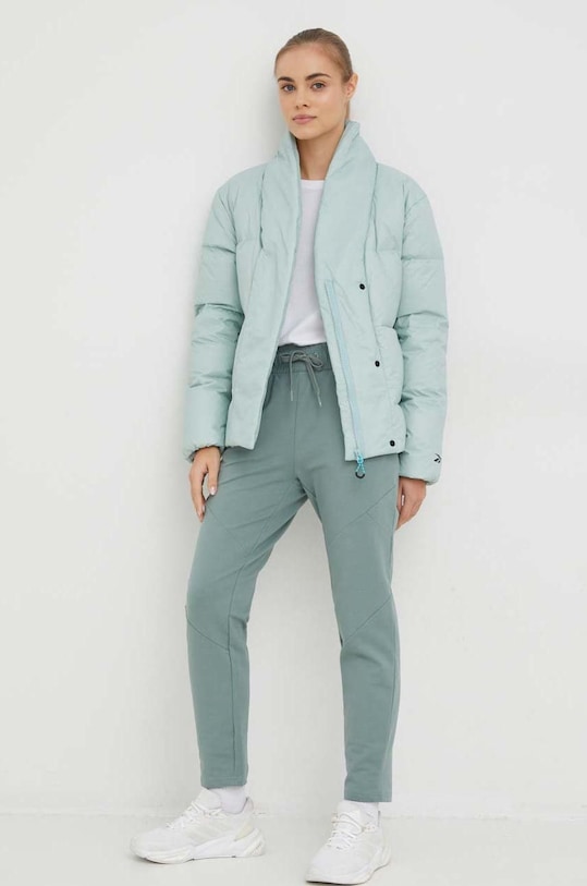 Reebok geaca de puf HH7254 verde AW22