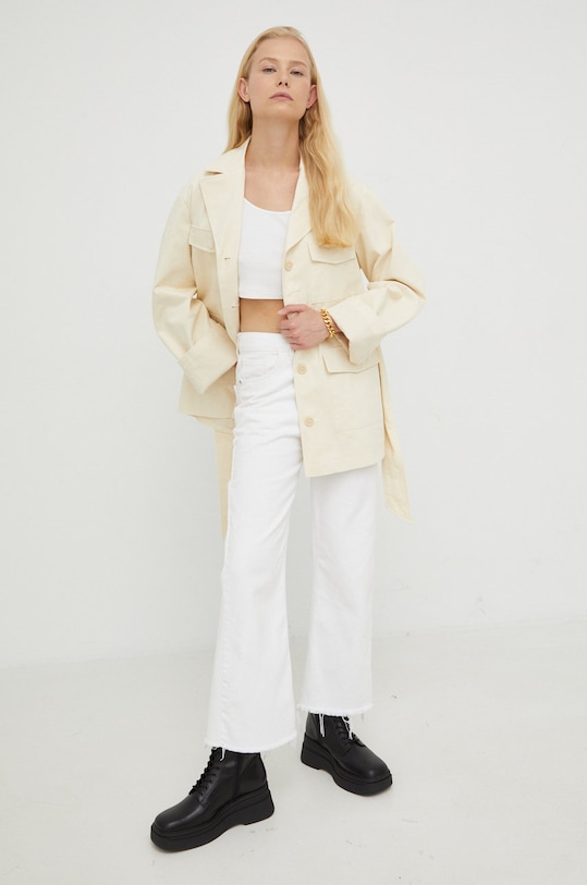 Jakna Samsoe Samsoe F22200003 bež AW22